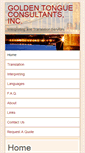Mobile Screenshot of goldentongueinc.com